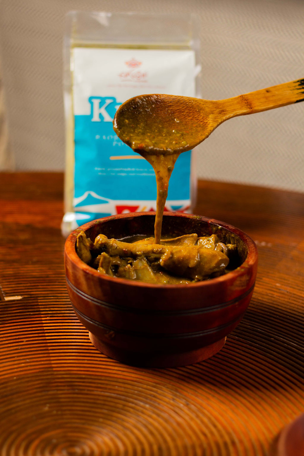Miyan Kuka with Guinea Fowl